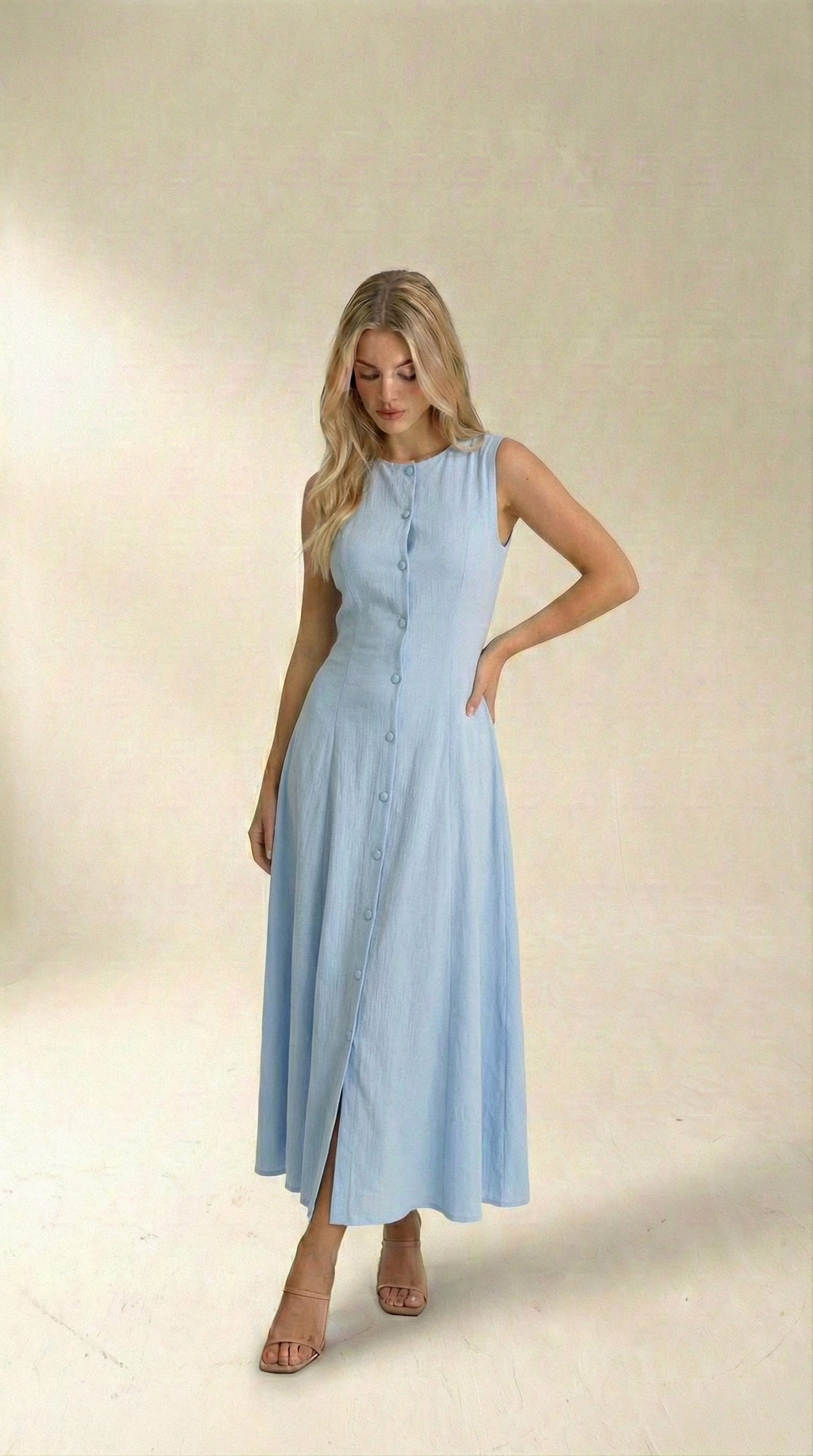 Vestido Longo Modelador Midi Angeline