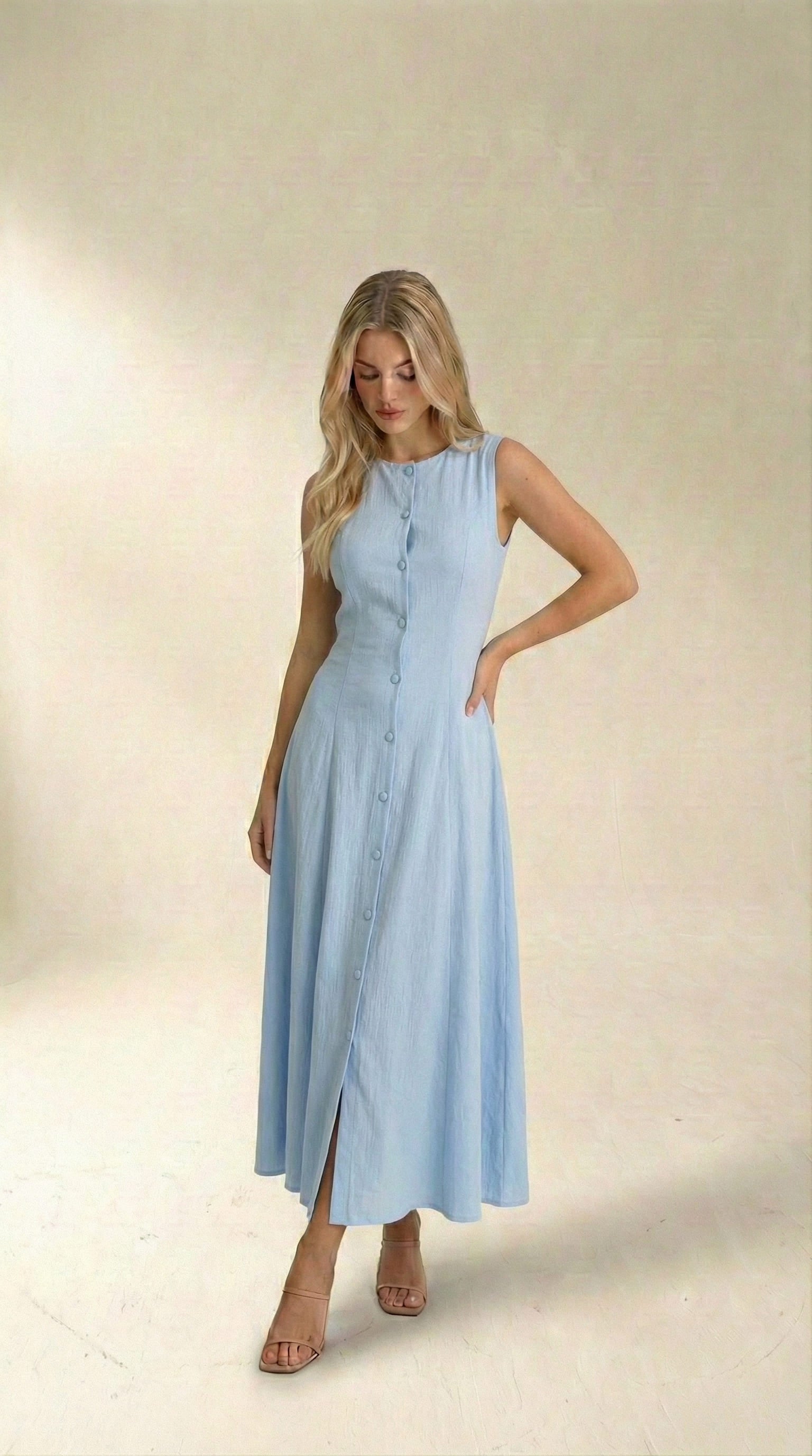 Vestido Longo Modelador Midi Angeline