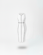 Vestido Longo Modelado Midi Heloisa