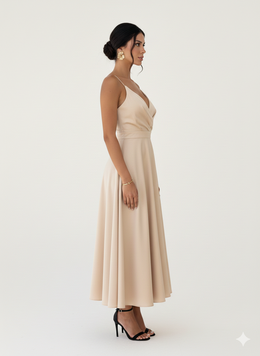 Vestido Modelado Midi Diana
