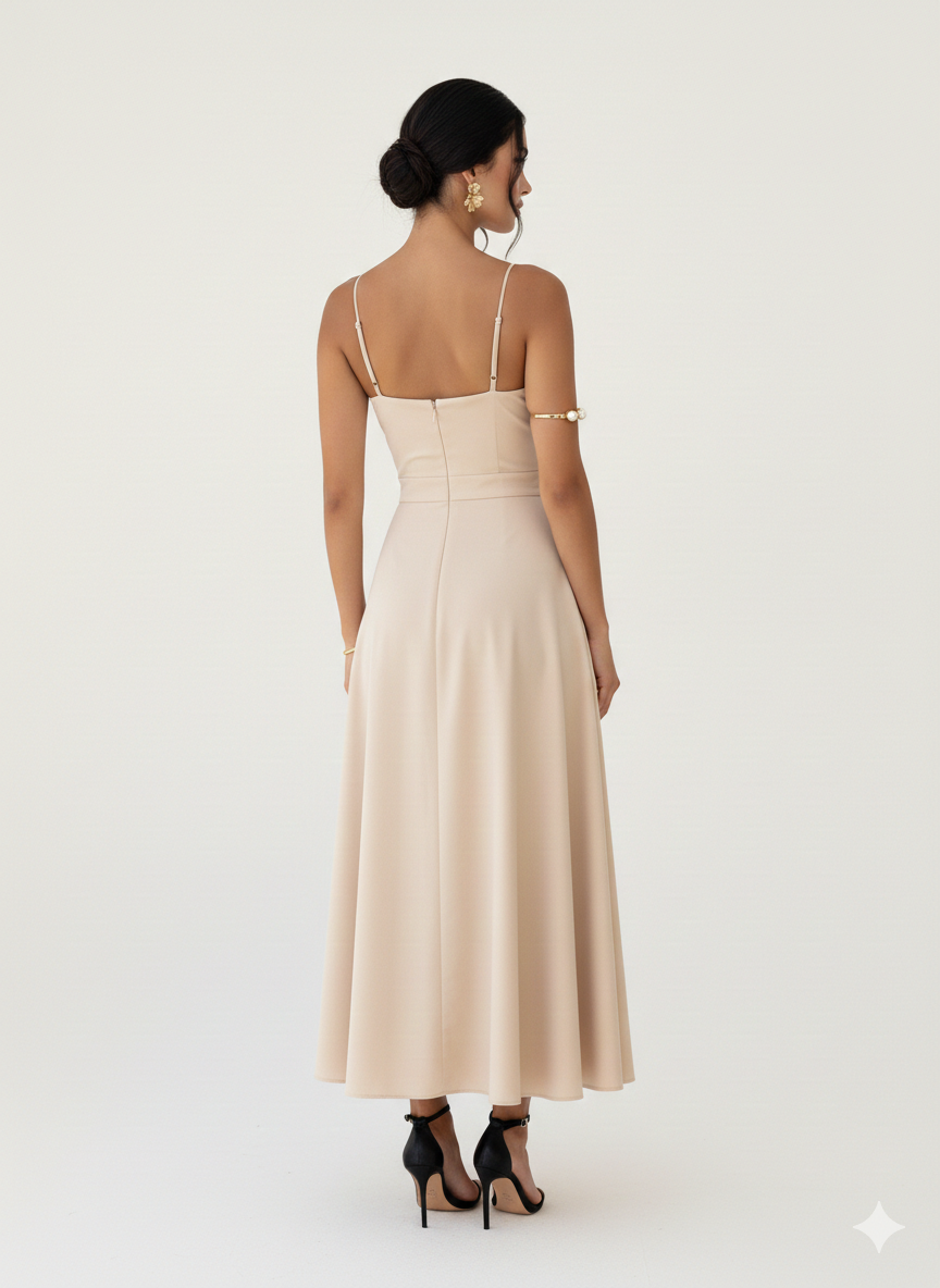 Vestido Modelado Midi Diana