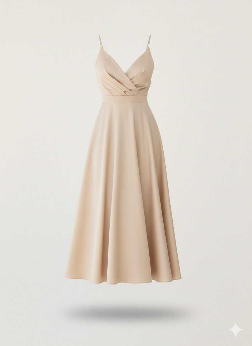 Vestido Modelado Midi Diana