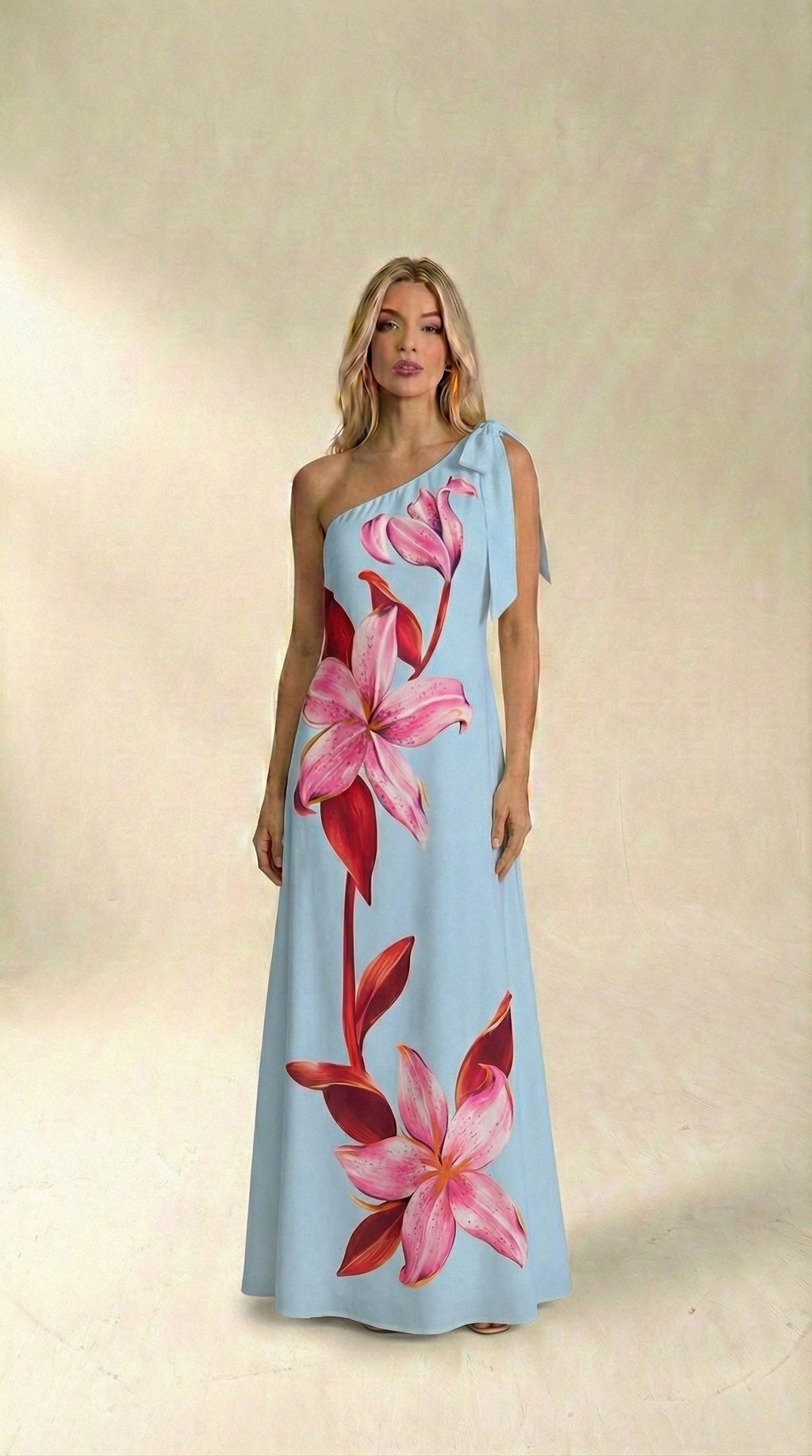Vestido Longo Midi Flora