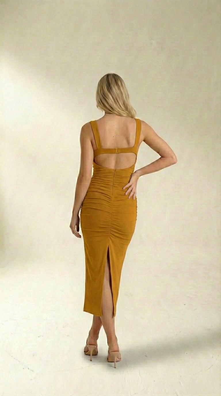 Vestido Longo Modelador Midi Yara