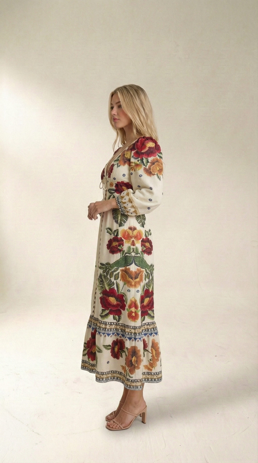 Vestido Longo Modelador Midi Fabiana