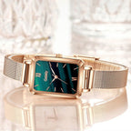 Relógio Velvet + Bracelete Esmeralda