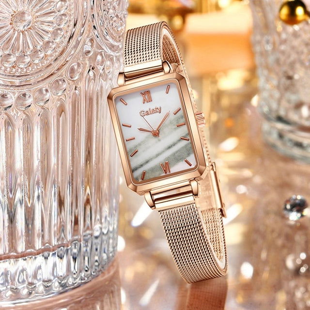 Relógio Velvet + Bracelete Esmeralda