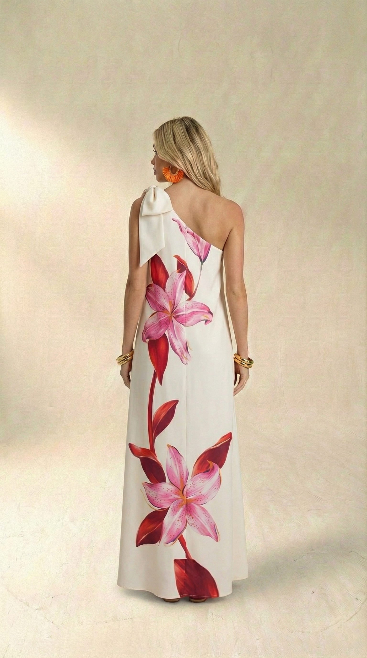 Vestido Longo Midi Flora