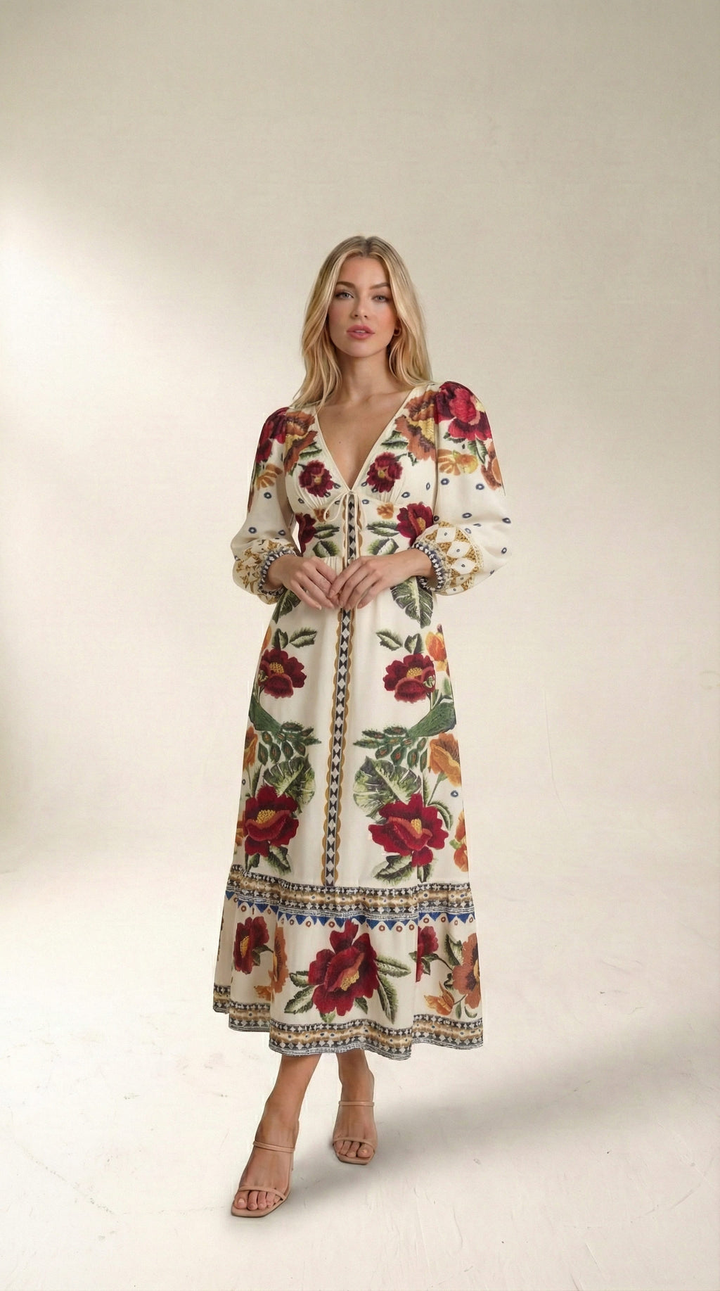Vestido Longo Modelador Midi Fabiana