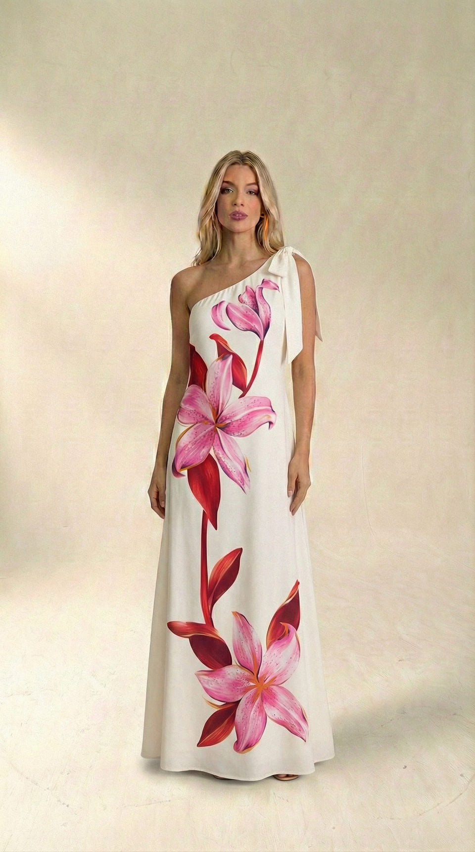 Vestido Longo Midi Flora