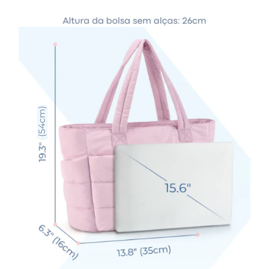 Bolsa Puffer Sky + Chaveiro BRINDE!