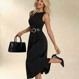 Vestido Longo Modelador Midi Maria Fernanda