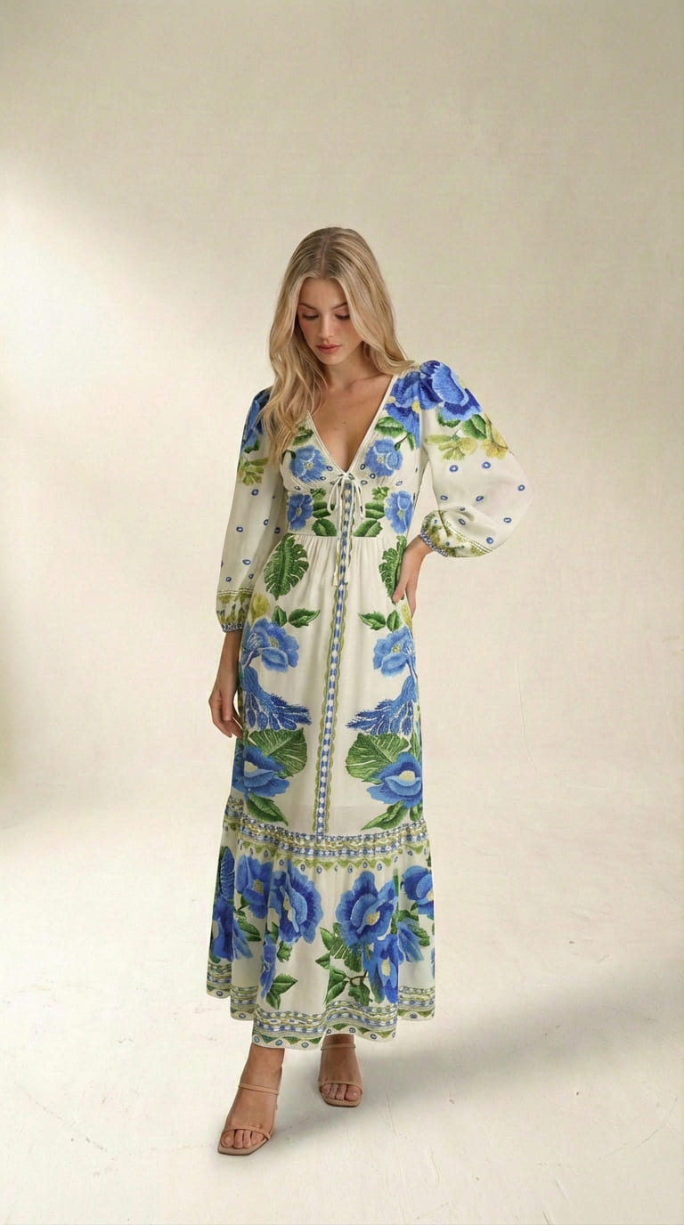 Vestido Longo Modelador Midi Fabiana