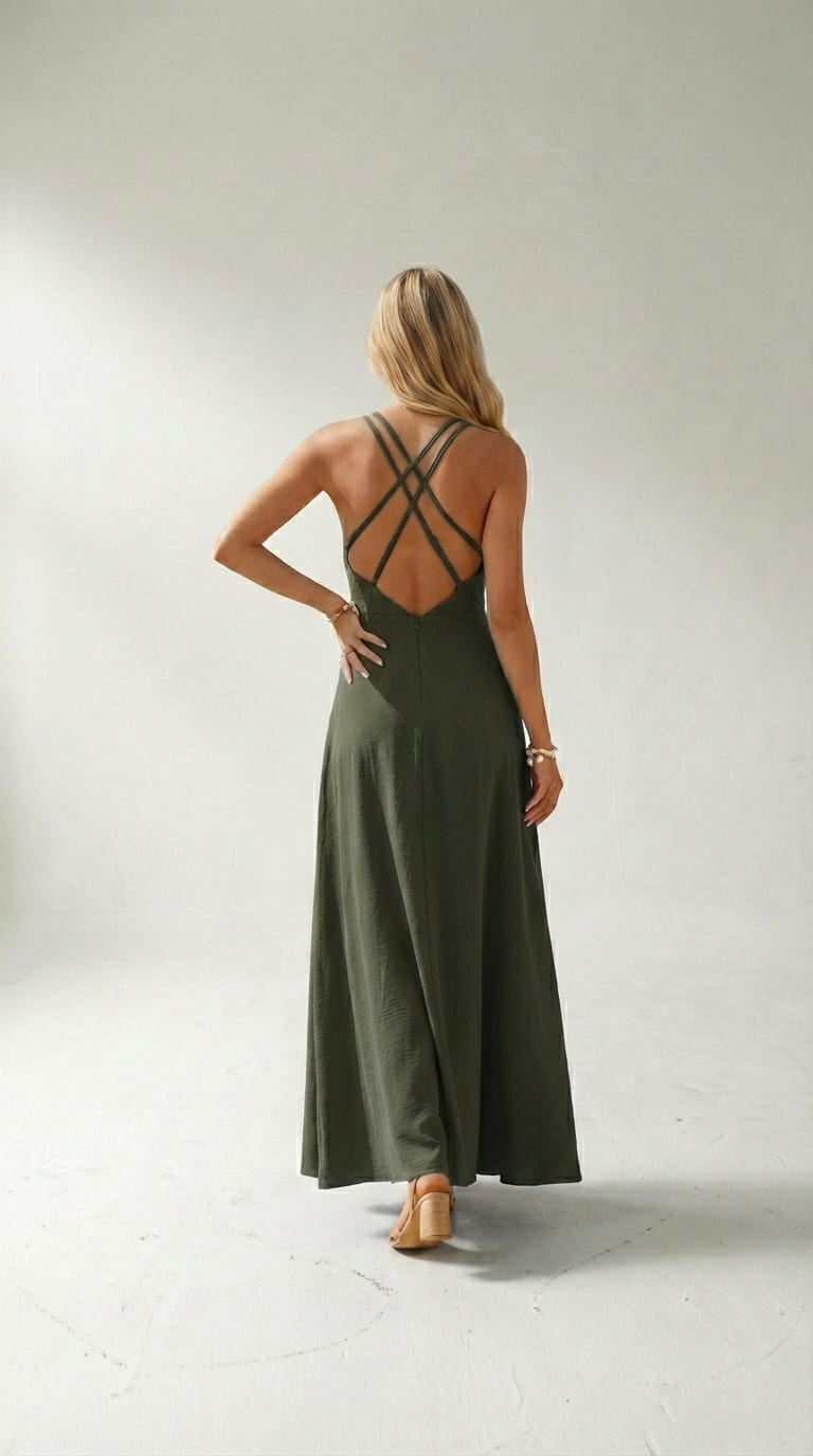 Vestido Longo Modelador Midi Carol