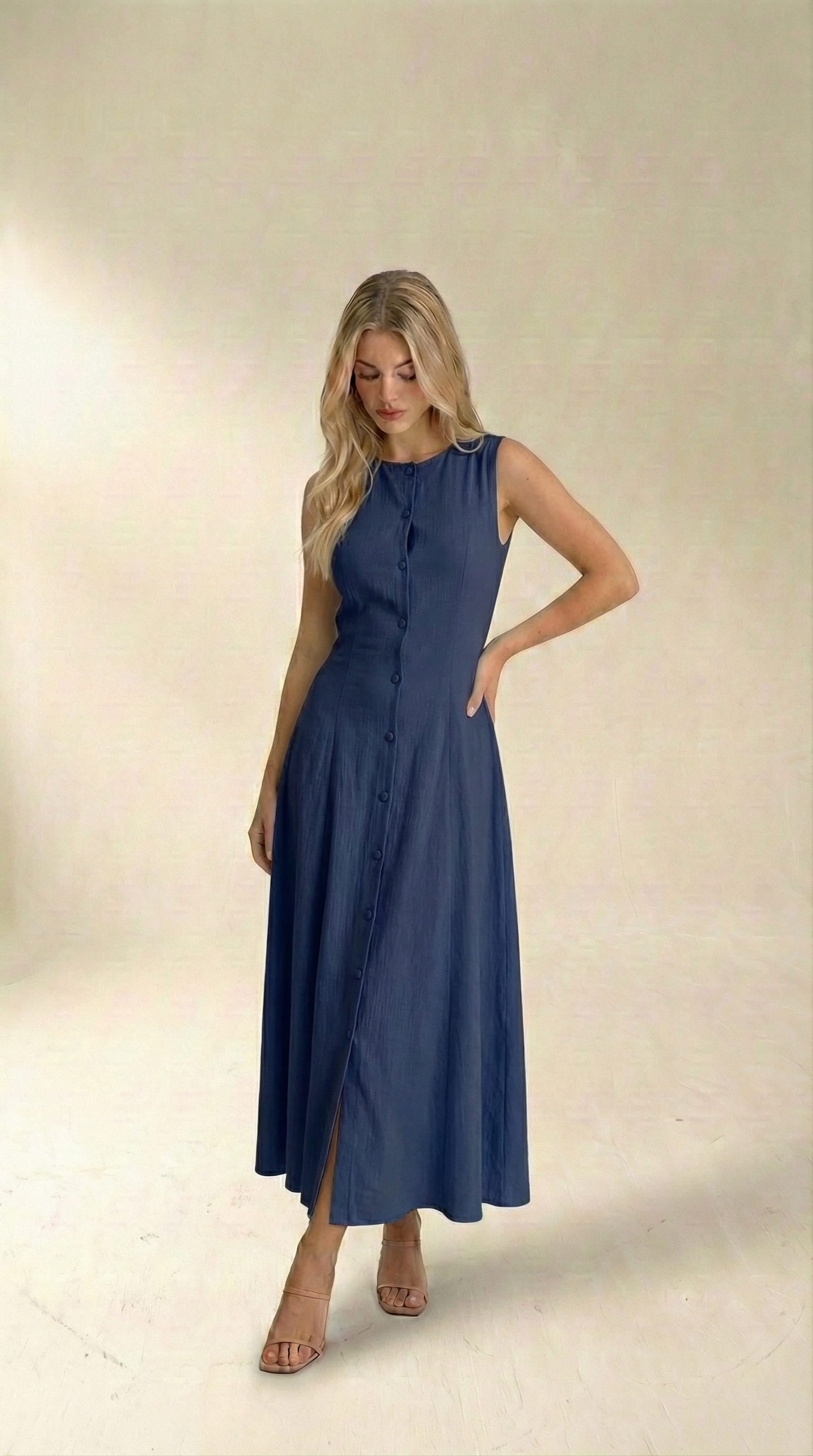 Vestido Longo Modelador Midi Angeline