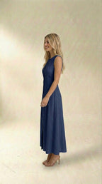 Vestido Longo Modelador Midi Angeline