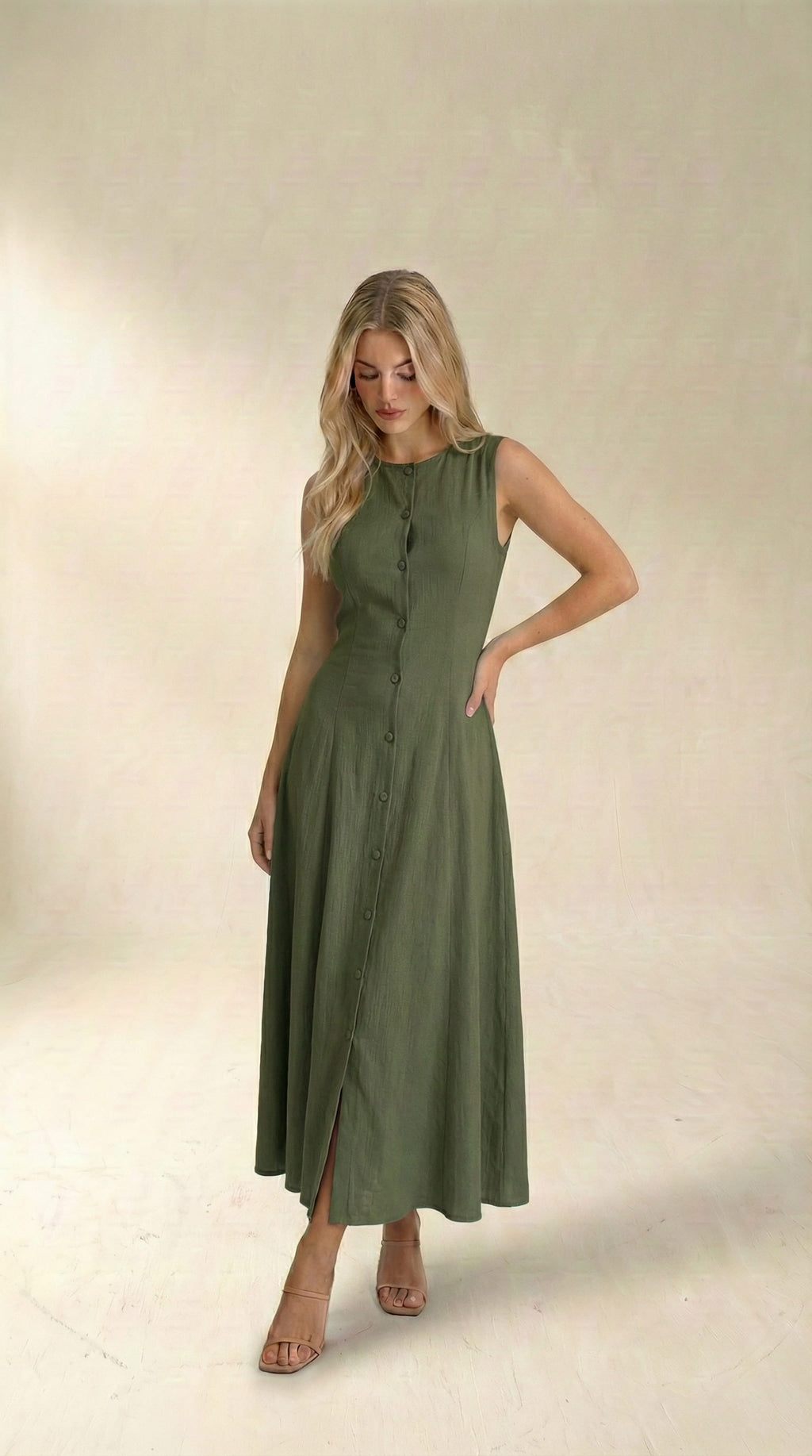 Vestido Longo Modelador Midi Angeline