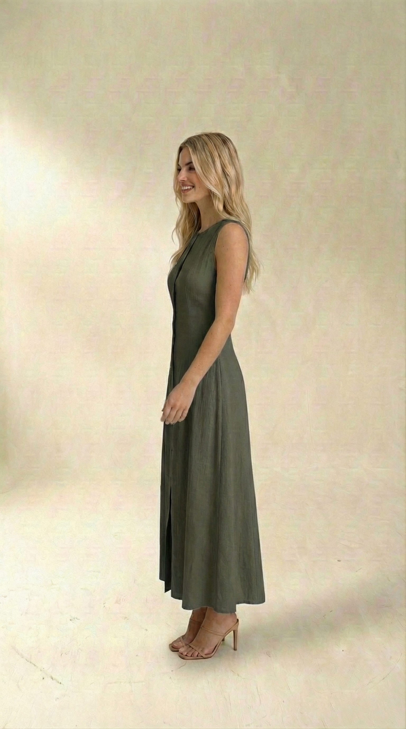 Vestido Longo Modelador Midi Angeline