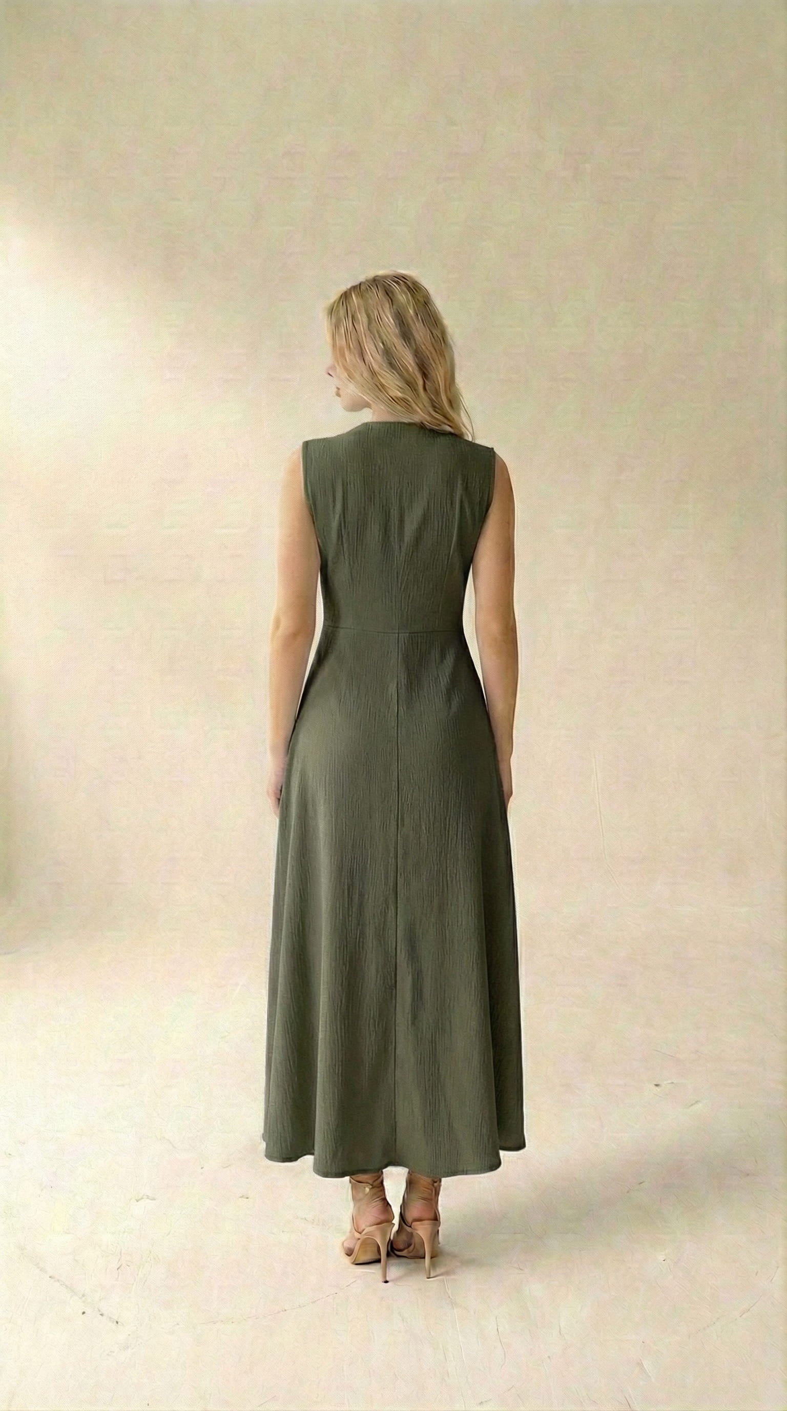 Vestido Longo Modelador Midi Angeline