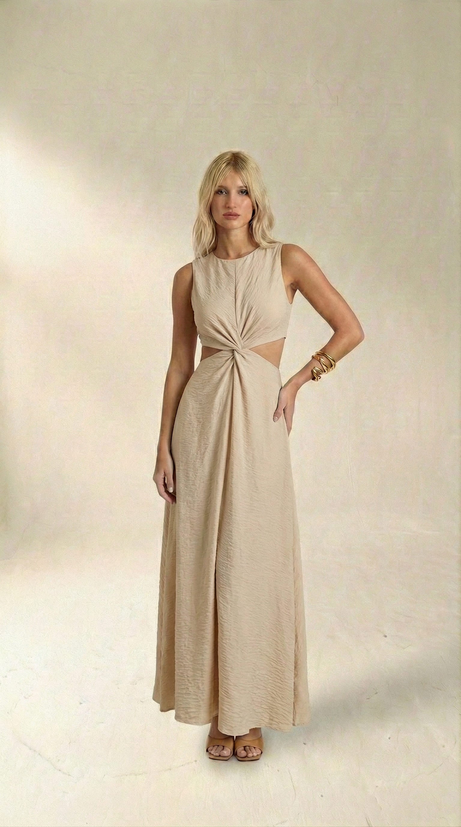 Vestido Longo Modelador Midi Clarice
