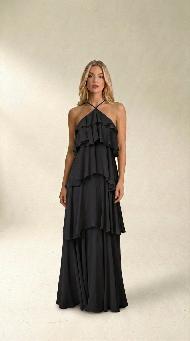 Vestido Longo Midi Simone