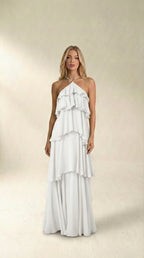 Vestido Longo Midi Simone