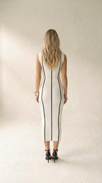 Vestido Longo Modelado Midi Heloisa