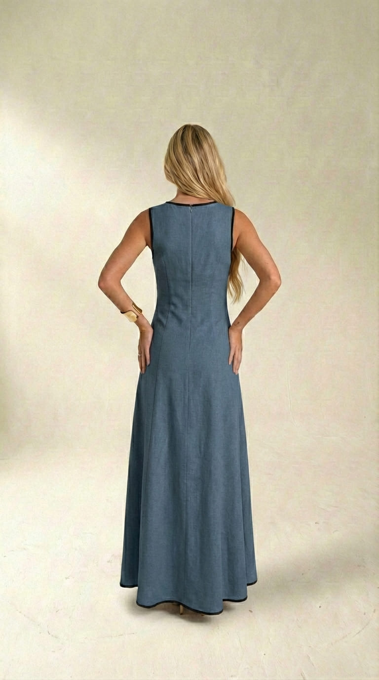 Vestido Longo Midi Taylor