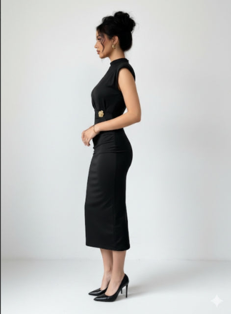 Vestido Longo Modelador Midi Juliana